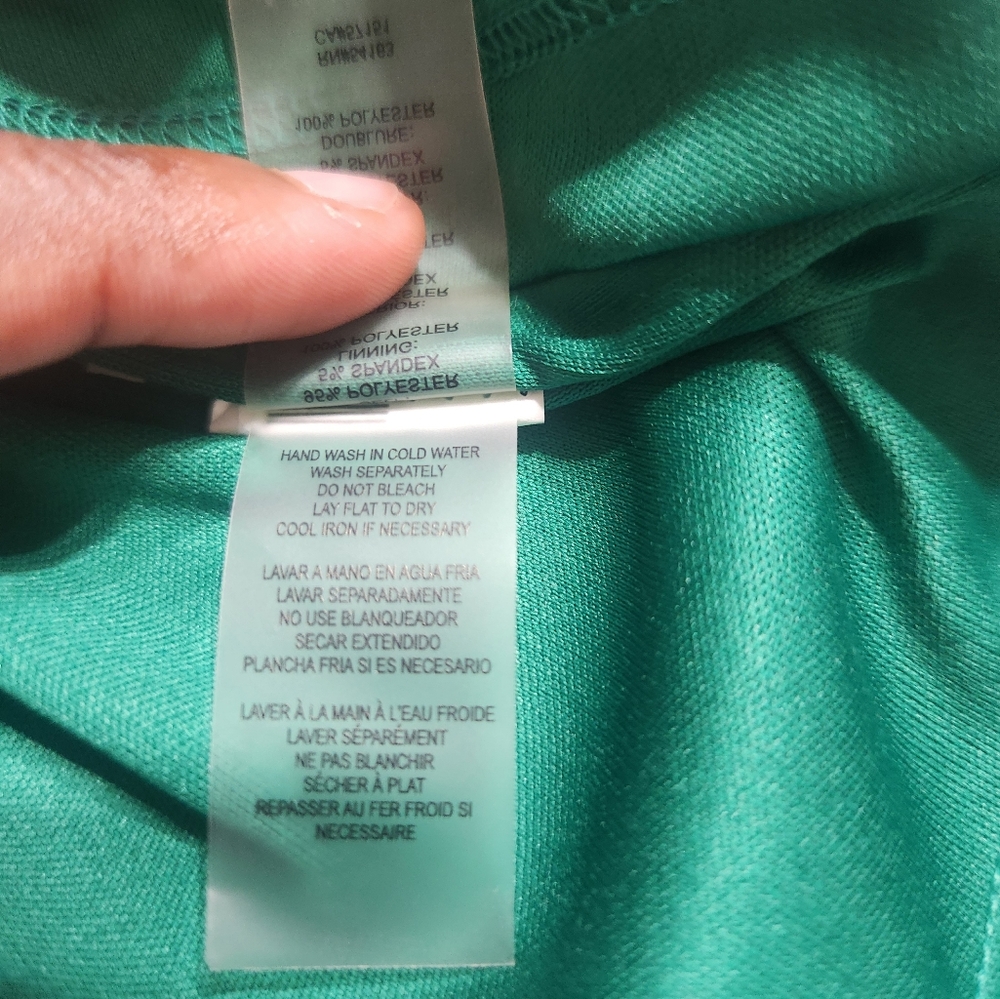 Guess Asymmetrical Green Dress Size 8 - Picture 12 of 14